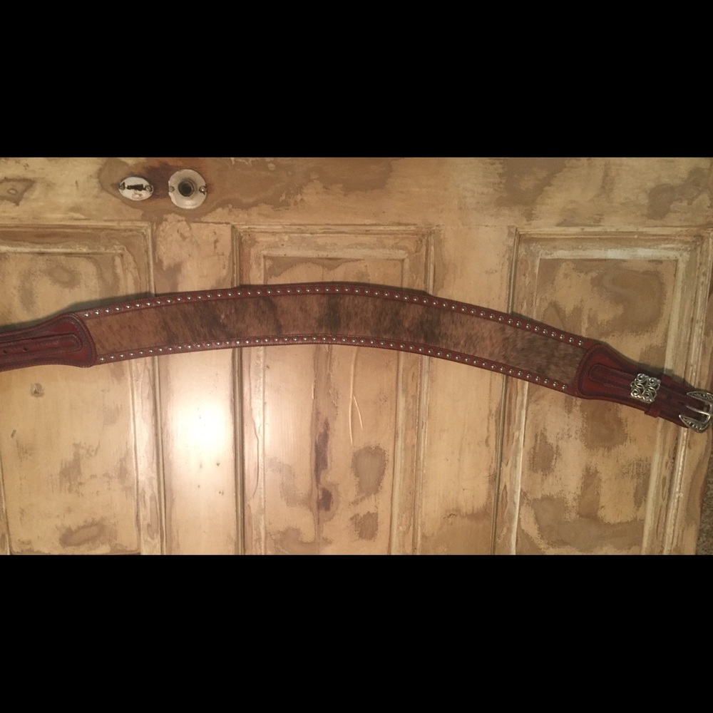Wide Leather Belt